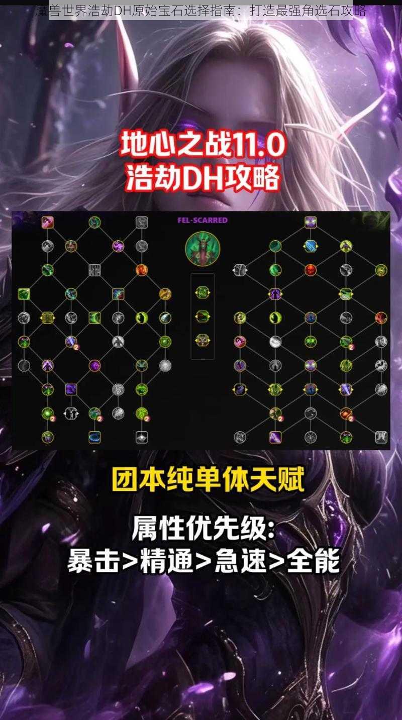 魔兽世界浩劫DH原始宝石选择指南：打造最强角选石攻略