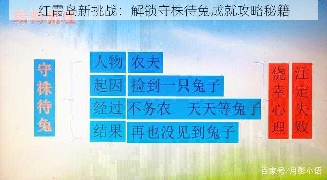 红霞岛新挑战：解锁守株待兔成就攻略秘籍