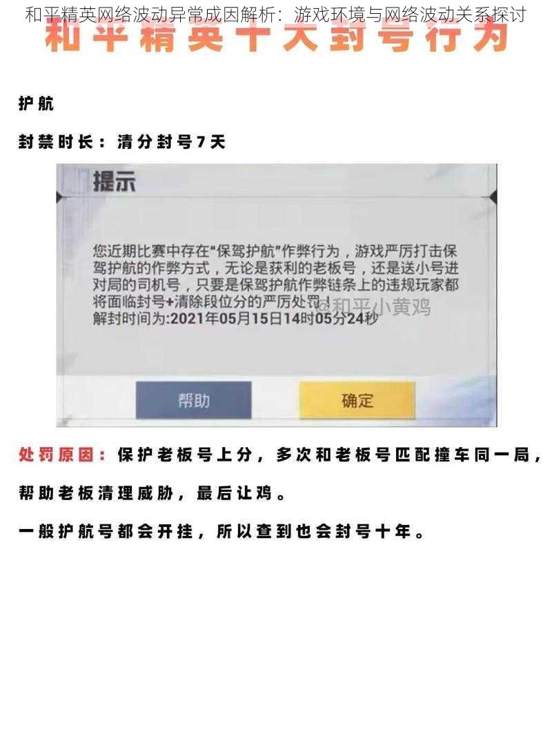 和平精英网络波动异常成因解析：游戏环境与网络波动关系探讨